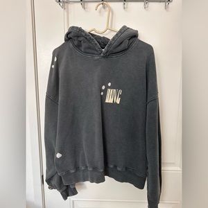 Anine bing bleached Alec hoodie Large